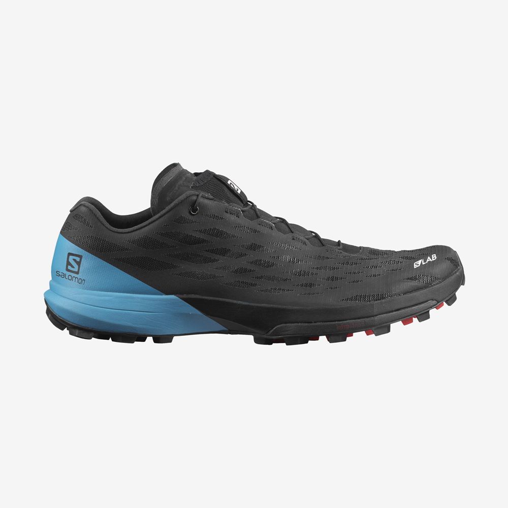 Chaussures De Trail Running Salomon Homme Noir / Bleu - Salomon S/LAB XA AMPHIB 2 - France (9683-EXP